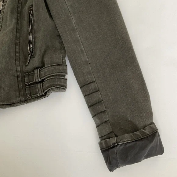 ITALIAN Denim Jacket w/ Studs - Picture 8 of 16